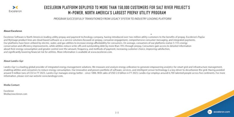 Image for the Tweet beginning: 🚨 Big milestone: Exceleron’s PayGo